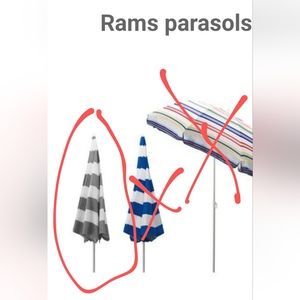 IKEA RAMSO UMBRELLA 71 " number 702.107.97 New Display.